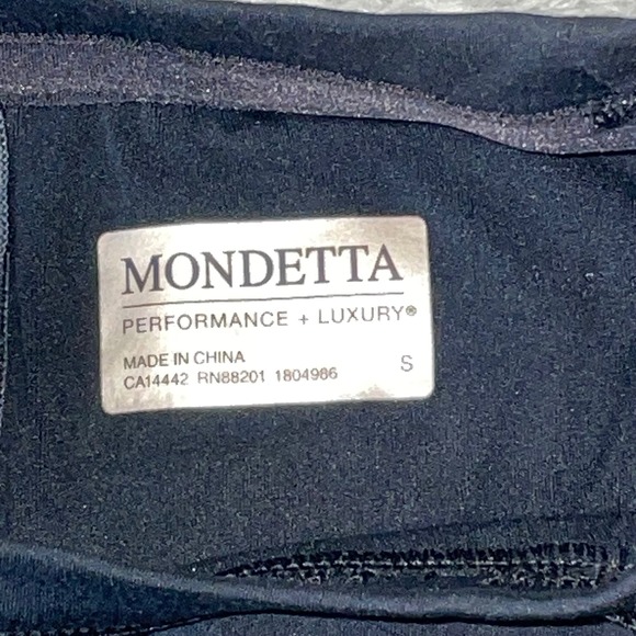 Mondetta Performance Luxury Women's Long Sleeve Athletic Top Black Size‎ S - Picture 2 of 12